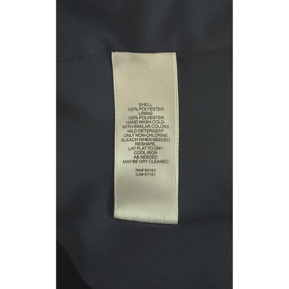 ELIZA J Botanical Floral Shift Maxi Dress V-Neck Cocktail Blue White Padded 22W - Picture 12 of 13